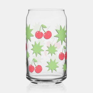 70s vibe flowers can glass