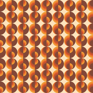 70s Vintage Geometric Pattern Cushion