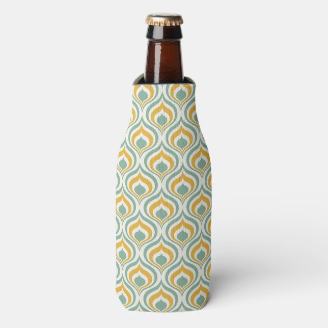 70's Wallpaper Pattern Bottle Cooler (Bottle Front)