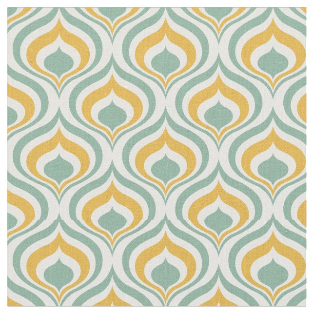 70's Wallpaper Pattern Fabric (Close Up)