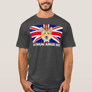 70th Anniversary Platinum Jubilee Cute Corgi  T-Shirt