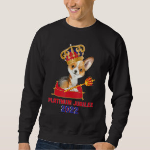 70th Anniversary Platinum Jubilee Cute Royal Corgi Sweatshirt