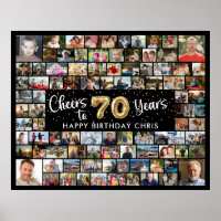 70th Birthday 92 Photos Black Gold Cheers To Years