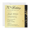70th Birthday Adult - Elegant Gold Floral Invites