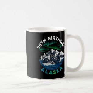 70th Birthday Alaska North Lights Family Cruise Sq Coffee Mug