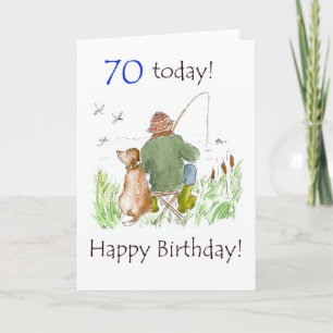 70th Birthday Card