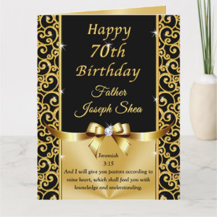 70th Birthday Card, Special Order for Marsha Card
