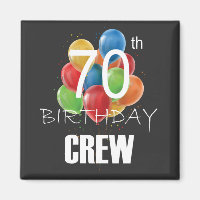 70th Birthday Crew 70 Party Crew Group Square