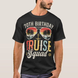 70TH Birthday Cruise Squad Family Matching Men T-Shirt