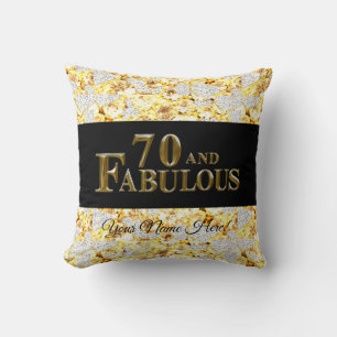 70th Birthday  Cushion