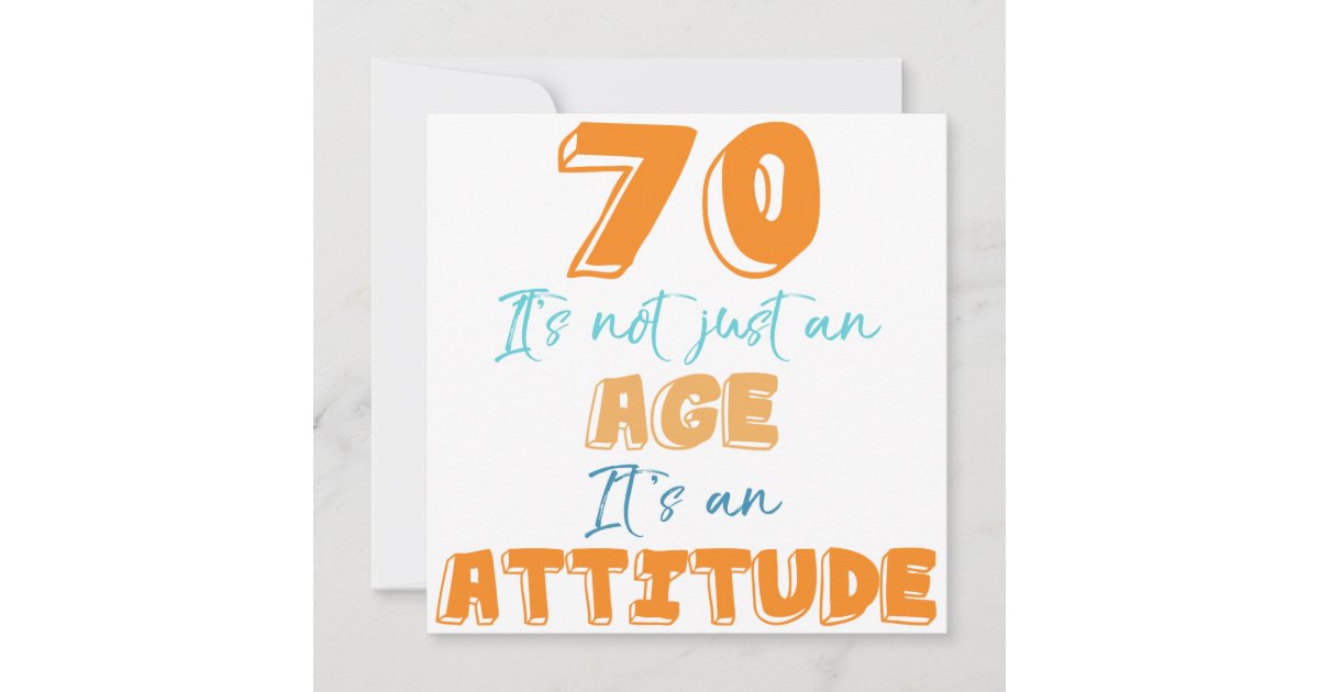 70th Birthday Gag Gift Card Zazzle