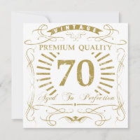 70th Birthday Gag Gift