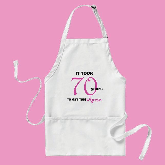 70th Birthday Gifts Funny Apron (Creator Uploaded)