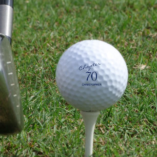 70th Birthday Golf Balls