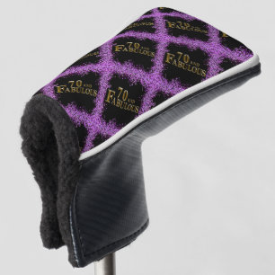 70th Birthday Golf Head Cover