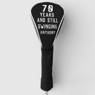 70th Birthday Golfer Seventy Dad Golfer Golf Head Cover
