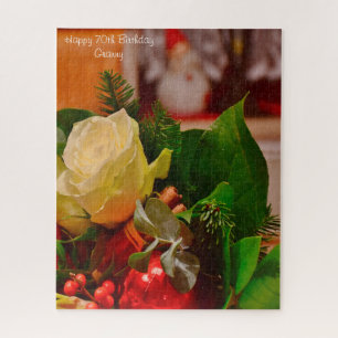 70th  Birthday Granny. Jigsaw Puzzle