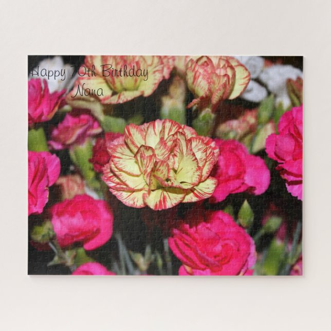 70th  Birthday Granny. Jigsaw Puzzle (Horizontal)