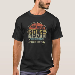 70Th Birthday Ideas For Women Or Men - Born In 195 T-Shirt