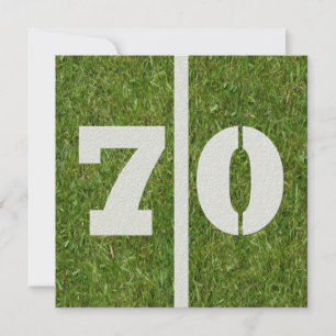 70th Birthday Invitation