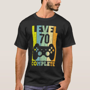 70th Birthday Ladies Mens Level 70 Years 1952 2 T-Shirt