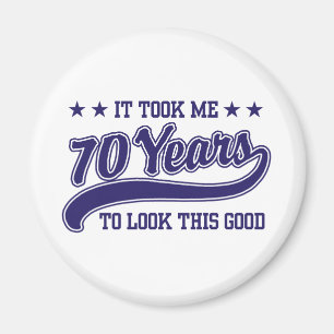 70th Birthday Magnet