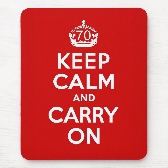 70th Birthday Mouse Pad (Front)