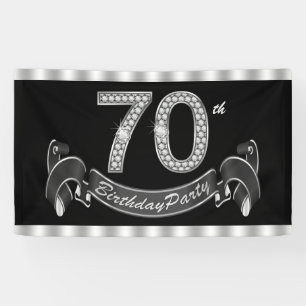 70th Birthday Party Banner