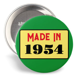70th Birthday party born 1954 70 pin
