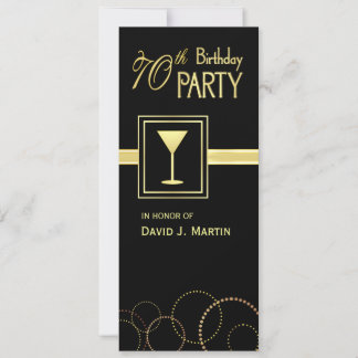 70th Birthday Party Invitations