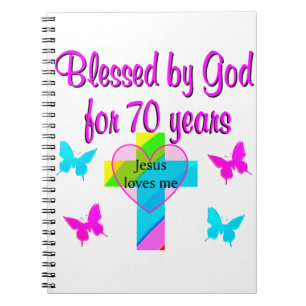 70TH BIRTHDAY PRAYER NOTEBOOK