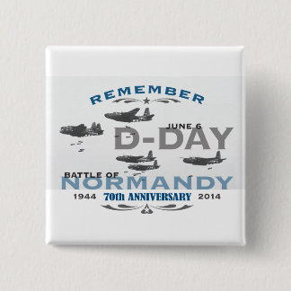 70th D-Day Air Battle of Normandy Anniversary 15 Cm Square Badge