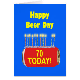 70th Happy Beer Day Birthday 