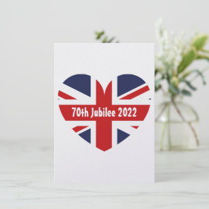 70th Jubilee 2022 British Flag Menu