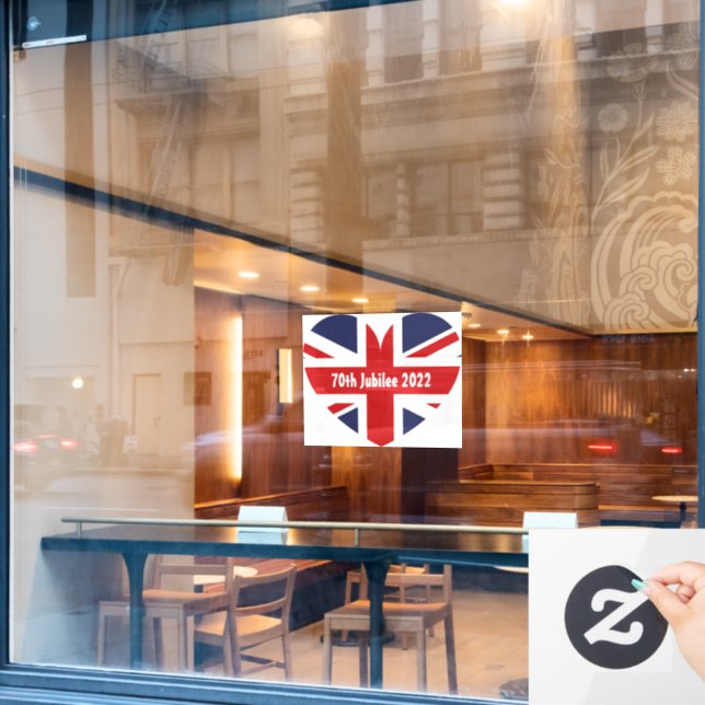 70th Jubilee 2022 England Flag (Cafe Window)