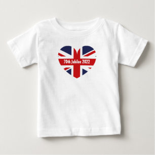 70th Jubilee 2022 England Flag Baby T-Shirt