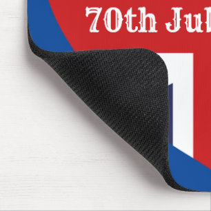70th Jubilee 2022/England Flag Mouse Pad