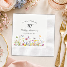 70th Platinum Wildflowers Wedding Anniversary