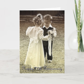 70th Wedding Anniversary Happy Anniversary Card