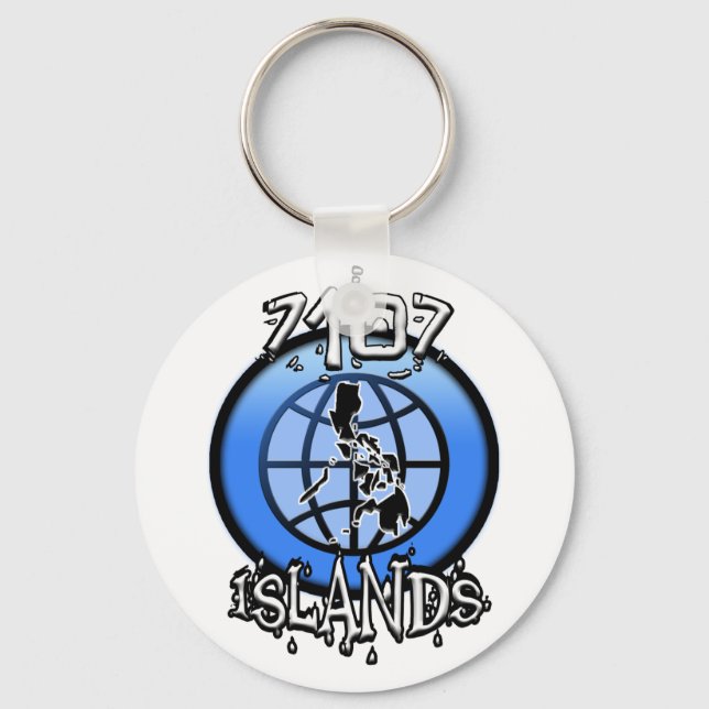 7107 Islands Philippines Key Ring (Front)