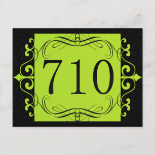 710 Area Code Postcard