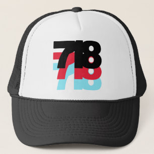 718 Area Code Trucker Hat