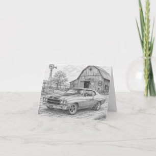 71 Chevelle Greeting Card