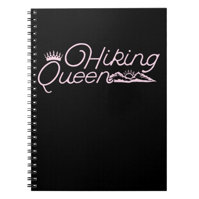 71.Hiking Hiking Queen Notebook (Front)