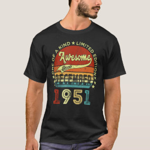 71 Years Old Awesome Since December 1951 71st Birt T-Shirt