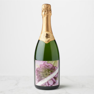 71st Anniversary Editable Sparkling Wine Label