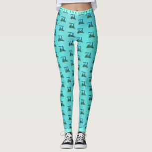 71st Birthday or Anniversary Peacock Pattern Leggings