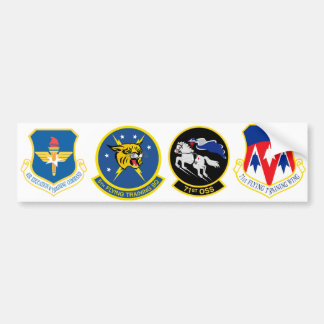 71st Squadron Logos Bumper Sticker