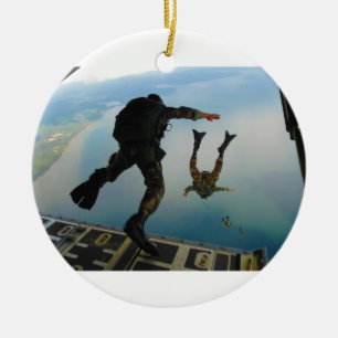720h Special Tactics Group Jumping Out of Planet Ceramic Tree Decoration