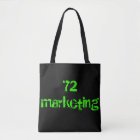 72 Marketing Design Tote Bag Green Tote